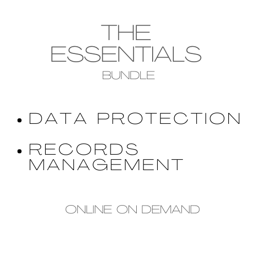 The Essentials Bundle: Data Protection and Records Management (E-Learning)