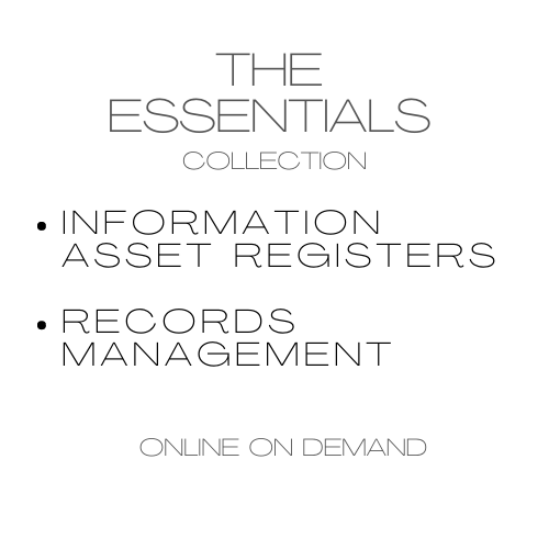 The Essentials Bundle: Information Asset Registers and Records Management (E-Learning)